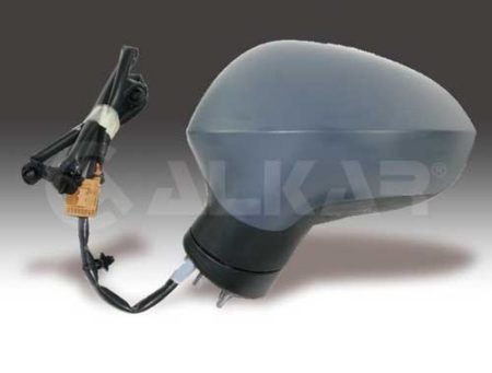 Espejo Retrovisor Completo Derecho Electrico (Para Pintar) Convexo Térmico Abatible (C/Memoria) 12 Pines Seat Exeo (2009->)