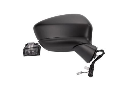 Espejo Retrovisor Completo Derecho Electrico (Para Pintar) Convexo Térmico (C/Intermitente) 6 Pines Mazda Cx-5 (2012->)