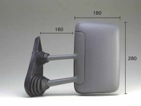Espejo Retrovisor Completo Izquierdo Manual Iveco Daily (1990->) (Brazo Largo)