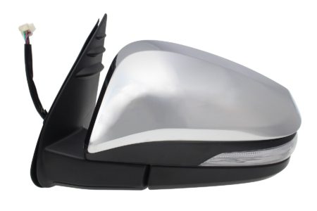 Espejo Retrovisor Completo Izquierdo Electrico Convexo (Cromado) Abatible (C/Intermitente) Toyota Hilux (2016->)