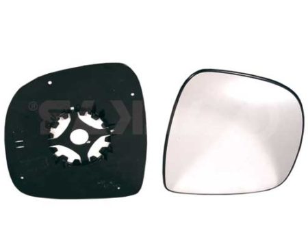 Cristal+Base Espejo Retrovisor Derecho Convexo Mercedes Vito (2003->)
