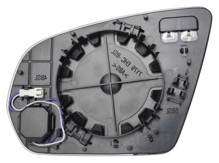 Cristal+Base Espejo Retrovisor Izquierdo Asferico Térmico (C/Angulo Muerto) 4 Pines Mercedes B W247 (2018.10->)