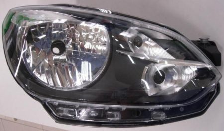 Faro Delantero Derecho Electrico Int/Inf Negro Volkswagen Up (2012->) (H4)