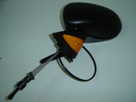 Espejo Retrovisor Completo Izquierdo Asferico (C/Intermitente) Amarillo Renault Modus (2004->)