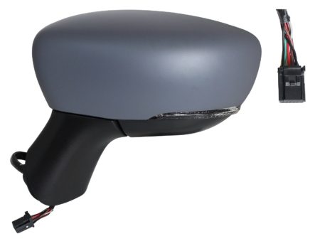 Espejo Retrovisor Completo Izquierdo Electrico (Para Pintar) Térmico Asferico (C/Intermitente) 7 Pines Renault Captur (2017.05->)