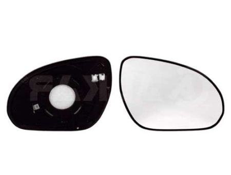 Cristal+Base Espejo Retrovisor Derecho Convexo Térmico Hyundai I30 (2007->)