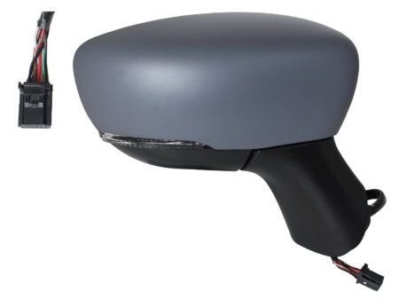 Espejo Retrovisor Completo Derecho Electrico (Para Pintar) Térmico Abatible Convexo (C/Intermitente) (C/Sensor) 11 Pines Renault Captur (2017.05->)
