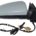 Espejo Retrovisor Completo Derecho Electrico (Para Pintar) Térmico Audi A4 (2004->)