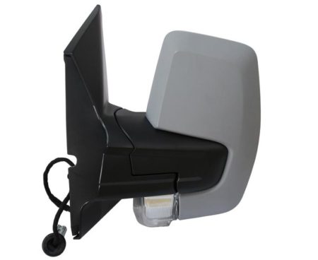 Espejo Retrovisor Completo Izquierdo Electrico (Para Pintar) Térmico Abatible (C/Intermitente) 8 Pines Ford Transit Custom (2013->)
