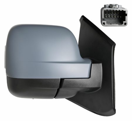 Espejo Retrovisor Completo Derecho Electrico Térmico (C/Intermitente) Sond/Temp (Para Pintar) Asferico 9 Pines Renault Trafic (2021.08->)