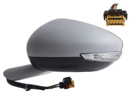 Espejo Retrovisor Completo Izquierdo Electrico Térmico Abatible (C/Intermitente) (C/Luz de Cortesía) 8+2 Pines Peugeot 508 (2014.07->)