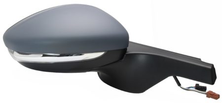Espejo Retrovisor Completo Derecho Electrico (Para Pintar) Convexo Térmico Abatible (C/Intermitente) (C/Sensor) 10 Pines Citroen C3 (2016.09->)