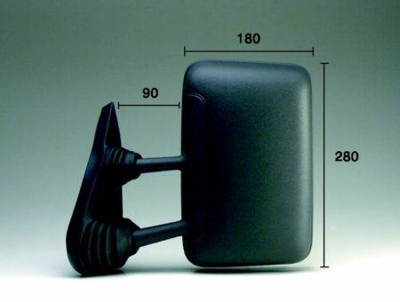 Espejo Retrovisor Completo Izquierdo Manual Iveco Daily (1996->) (Brazo Corto)