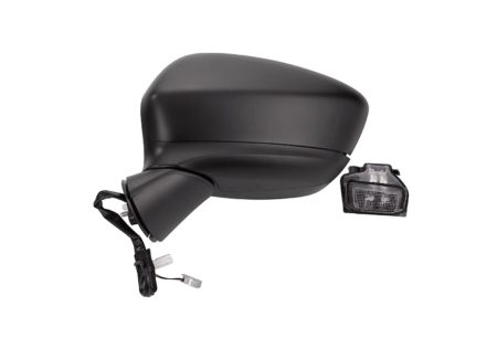 Espejo Retrovisor Completo Izquierdo Electrico (Para Pintar) Asferico Térmico Abatible (C/Intermitente) 8 Pines Mazda Cx-5 (2012->)