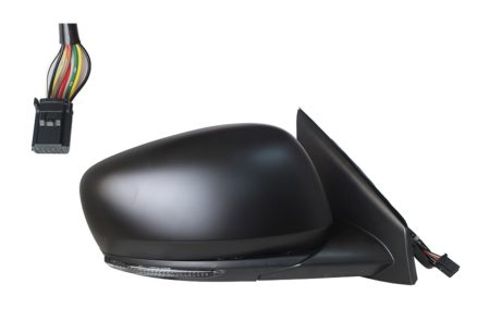 Espejo Retrovisor Completo Derecho Electrico (Para Pintar) (C/Intermitente) Convexo Térmico Abatible (C/Sensor) 11 Pines Renault Kadjar (2015.06->)