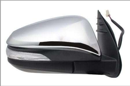 Espejo Retrovisor Completo Derecho Electrico Convexo (Cromado) (C/Intermitente) Toyota Hilux (2016->)