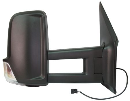Espejo Retrovisor Completo Derecho Electrico Convexo (C/Intermitente) (Brazo Largo) 6 Pines Mercedes Sprint/Lt/Craf (2009->) (2X Térmico)