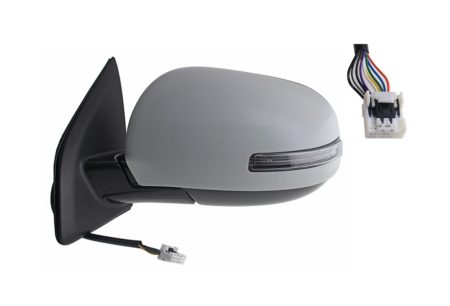 Espejo Retrovisor Completo Izquierdo Electrico (Para Pintar) Convexo Térmico Abatible (C/Intermitente) (C/Angulo Muerto) 11 Pines Mitsubishi Asx (2017->)