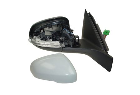 Espejo Retrovisor Completo Derecho Electrico (Para Pintar) Asferico Térmico Abatible (C/Intermitente) (C/Luz de Cortesía) 8 Pines Volvo V70/S80 (2013->)