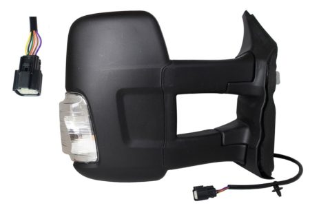 Espejo Retrovisor Completo Derecho Electrico Térmico Convexo (C/Intermitente Blanco) Br/Largo 5w 6 Pines Ford Transit (2014->)