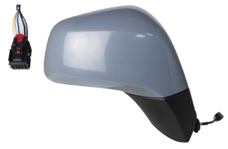 Espejo Retrovisor Completo Derecho Electrico Térmico (Para Pintar) Convexo 5 Pines Opel Mokka X (2016.04->)