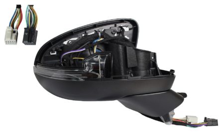 Espejo Retrovisor Completo Derecho Electrico Térmico Asferico Abatible (C/Memoria) (C/Intermitente) (C/Luz de Cortesía) Angulo/Mor 8+8 Pines Mercedes A W177 (2018.03->)