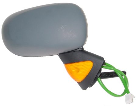 Espejo Retrovisor Completo Derecho Electrico Convexo Térmico (C/Intermitente) Amarillo (C/Sensor) Renault Modus (2004->)
