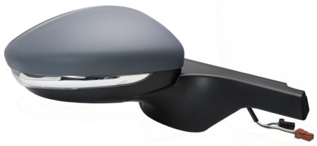 Espejo Retrovisor Completo Derecho Electrico (Para Pintar) Térmico (C/Intermitente) (C/Sensor) 9 Pines Citroen C3 (2016.09->)