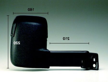 Espejo Retrovisor Completo Derecho Manual (Brazo Largo) Ford Transit (1991->)