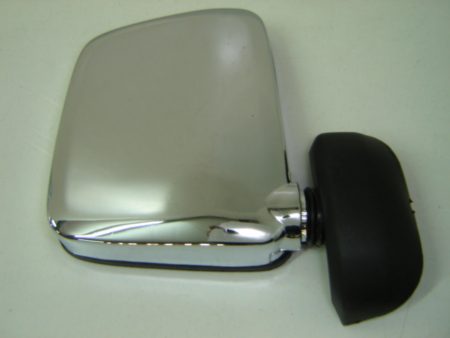 Espejo Retrovisor Completo Izquierdo Manual (Cromado) Nissan D22 (1998->)