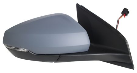 Espejo Retrovisor Completo Derecho Electrico (Para Pintar) Convexo Térmico Abatible (C/Memoria) (C/Intermitente) (C/Angulo Muerto) 14 Pines Volkswagen Polo (2017.09->)