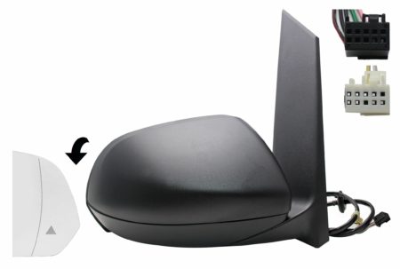 Espejo Retrovisor Completo Derecho Conpleto Electrico Térmico (C/Angulo Muerto) Asferico 6+2 Pines Mercedes Vito (2015->)