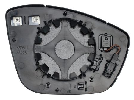 Cristal+Base Espejo Retrovisor Izquierdo Térmico Convexo (C/Angulo Muerto) 2+2 Pines Peugeot 508 (2018.09->)