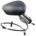 Espejo Retrovisor Completo Derecho Eléctrico (Para Pintar) Convexo Térmico (C/Intermitente) Brazo Cromada 7 Pines Citroen C3 (2010->)