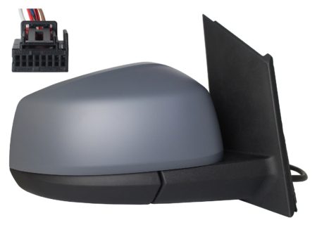 Espejo Retrovisor Completo Derecho Electrico (Para Pintar) Térmico Abatible Convexo 7 Pines Volkswagen Caddy V (2020.09->)