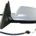Espejo Retrovisor Completo Izquierdo (Para Pintar) Asferico Térmico (C/Memoria) (C/Intermitente) 14 Pines Audi A4 (2012->)