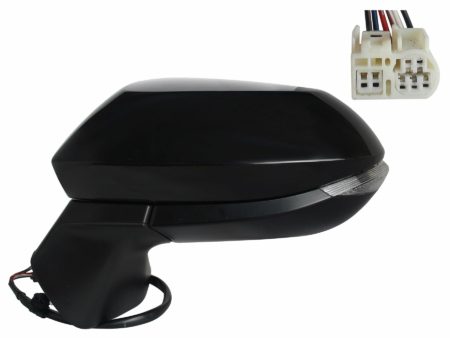 Espejo Retrovisor Completo Izquierdo Electrico (Para Pintar) Convexo Térmico (C/Intermitente) 6 Pines Toyota Yaris Cross (2020.09->)