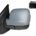 Espejo Retrovisor Completo Izquierdo Electrico Térmico (C/Intermitente) (Para Pintar) Asferico 7 Pines Renault Trafic (2021.08->)