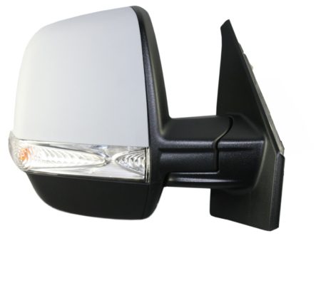 Espejo Retrovisor Completo Derecho Térmico (Para Pintar) (C/Intermitente) Fiat Doblo (2010->) (2 Cristales)