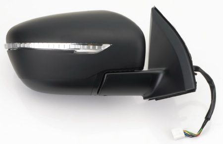Espejo Retrovisor Completo Derecho Electrico (Para Pintar) Térmico Abatible (C/Intermitente) 9 Pines Nissan Qashqai (2014->)