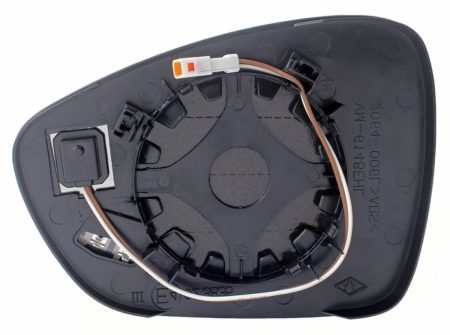 Cristal+Base Espejo Retrovisor Derecho Convexo Térmico (C/Angulo Muerto) Peugeot 508 (2014.07->)