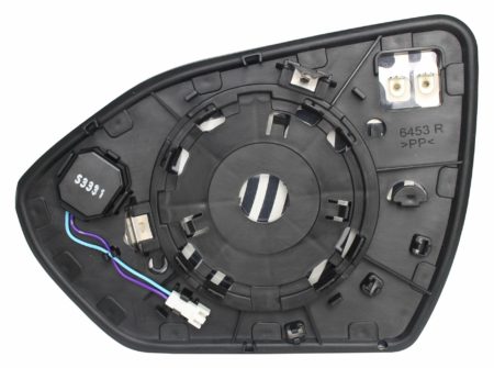 Cristal+Base Espejo Retrovisor Derecho Convexo Térmico (C/Angulo Muerto) Hyundai Tucson (2020.10->)