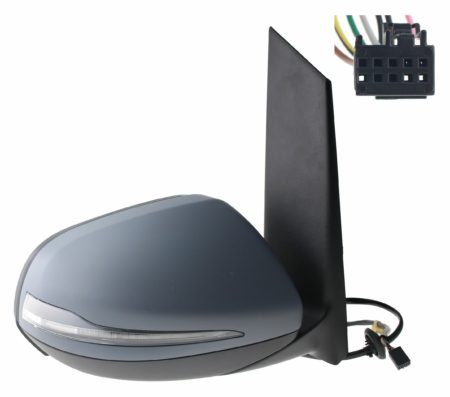 Espejo Retrovisor Completo Derecho Electrico Térmico (Para Pintar) (C/Intermitente) (Cromado) Asferico 7 Pines Mercedes V Classe W447 (2014->)