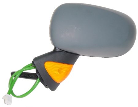 Espejo Retrovisor Completo Izquierdo Electrico Asferico Térmico (C/Intermitente) Amarillo Renault Modus (2004->)