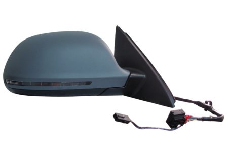 Espejo Retrovisor Completo Derecho Electrico Térmico (Para Pintar) Abatible (C/Memoria) (C/Intermitente) Convexo 14 Pines Audi Q3 (2011->)