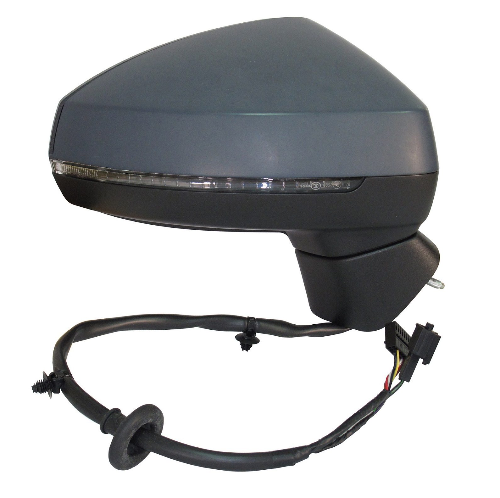 Espejo Retrovisor Completo Derecho Electrico (Para Pintar) Abatible (C/Memoria) Asferico Térmico (C/Intermitente) 14 Pines Audi A3 Sedan (2013.06->)