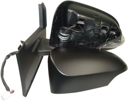 Espejo Retrovisor Completo Izquierdo Electrico (Para Pintar) Convexo Térmico Abatible (C/Intermitente) 9 Pines Toyota Yaris (2015->)