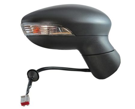 Espejo Retrovisor Completo Derecho Electrico Asferico Térmico (C/Intermitente) (C/Luz de Cortesía) 8 Pines Ford Fiesta (2013->)