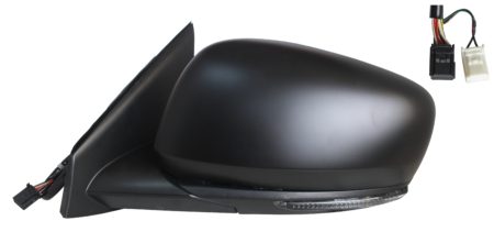 Espejo Retrovisor Completo E Electrico (C/Intermitente) Asferico Térmico Abatible (C/Angulo Muerto) 9+2 Pines Renault Kadjar (2015.06->)