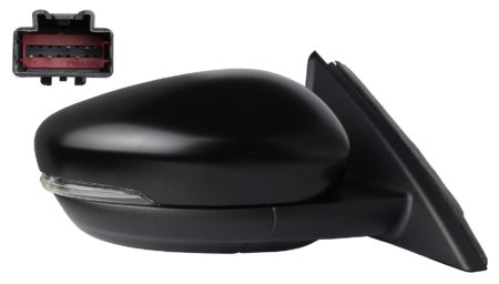 Espejo Retrovisor Completo Derecho Electrico Térmico (Para Pintar) (C/Intermitente) Convexo 6 Pines Ford Kuga (2020.03->)